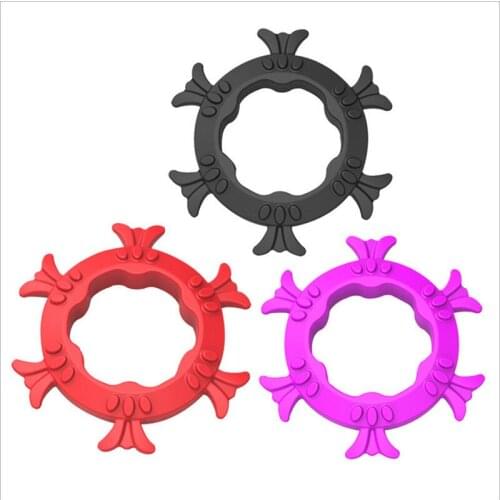 Penis Rings Mens Sex Products Hot Wheel Silicon Stretchy Ring Extended Ejaculation Time Sex Toys for Men Erotic Adult Products