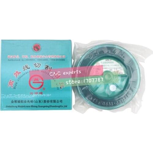 Free shipping WEDM molybdenum line 0.18mm 2000 meter CNC wire cutting molybdenum wire