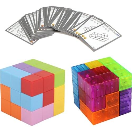 Cube Magnet Magnetic Cubes Toys 3x3x3 Cubo Puzzle Educational Toys Multiple Shapes Magic Cube Christmas Birthday Gifts