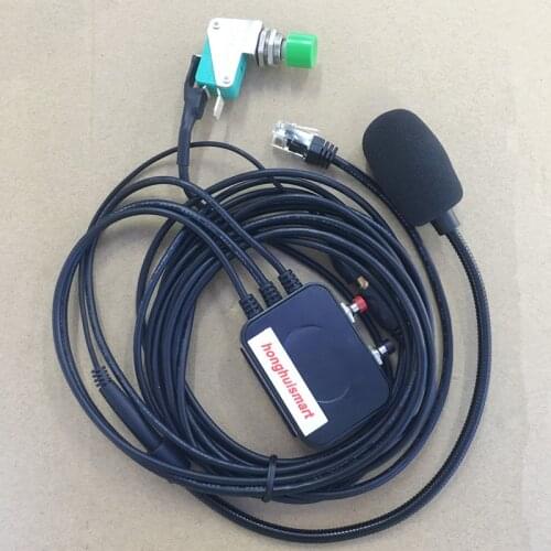 Handfree Speaker Mic 6 pins for YAESU FT1807,FT1900,FT7800R,FT7900R,FT8800R,FT1802R etc car vehicle mobile radio