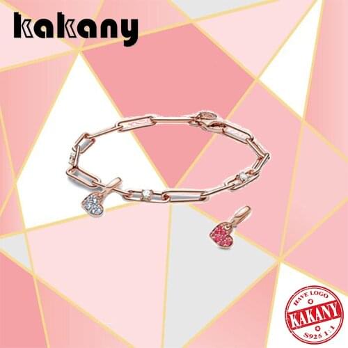 Fashion High Quality 100% S925 Sterling Silver Mothers Day Series Bracelet Set Original Diy Jewelry Suitable For Women