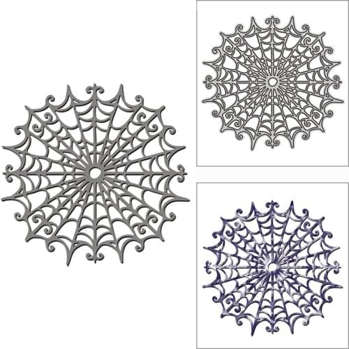 New 2021 Web Doily Circle Metal Cutting Dies for DIY Scrapbooking Paper and Card Making Decorative Embossing Craft No Stamps