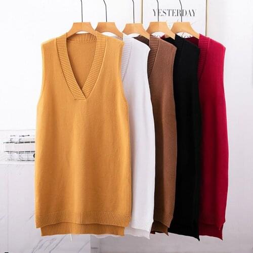 Pullover 2020 v-neck solid autumn winter Sweater Pullover Women Female Knitted sweater slim long sleeve badycon sweater cheap