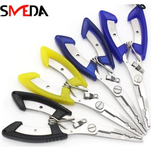 Fishing Plier Scissor Braid Line Lure Cutter Hook Remover Tackle Tool Cutting Fish Use Tongs Scissors Fishing Pliers