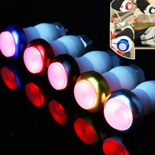 2pcs/Lot Bike Safty Warning Indicator Lamps Handlebar Bicycle Light Turn Signal Cycling Handle LED Bar End Plug Adjustable