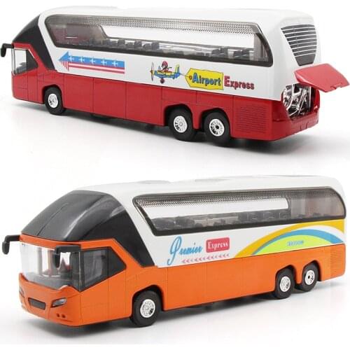 High quality 1:50 bus alloy model,childrens gifts and collections,die-casting sound and light pull back model,free shipping