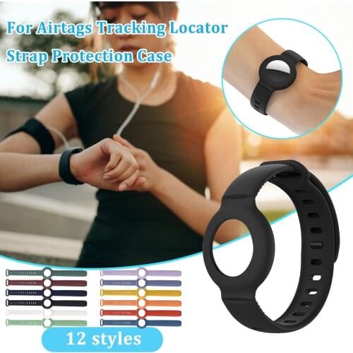 For Airtags Tracking Locator Silicone Strap Style Anti-lost Protective Cover For Aircovered Smart Accessories For Airtag Tools