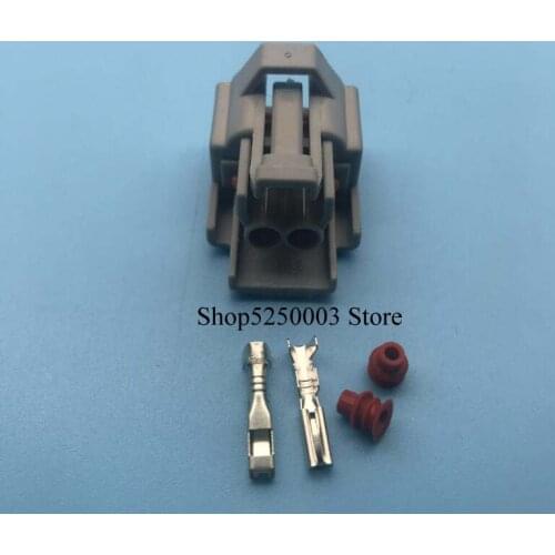 10pcs 2pin 6189-0060 Top Slot Female Injector Connector Female Connector KIT NEW EFI case