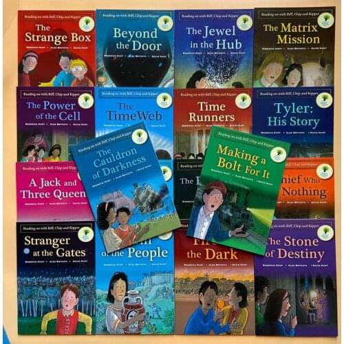 18 books Oxford reading tree level 10-12 English graded reading picture books,childrens chapter novels English story book