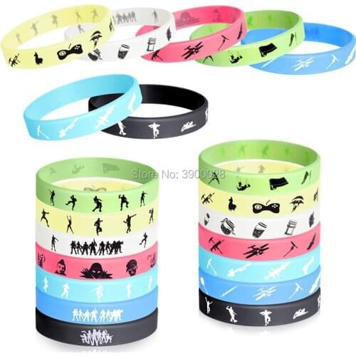 300pcs Gaming Party silicone wristband Personalized Rubber bracelets Sports Gifts shipping by DHL A