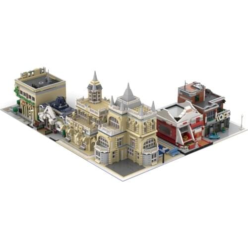 10462Pcs Custom MOC-74911 Alternative Modular Street Building Blocks DIY Small Particle Model(Licensed and Designed by Gabizon)