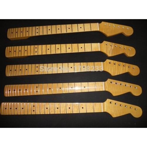 Free shipping new wholesale one-piece neck tiger maple neck 22 fret in stock