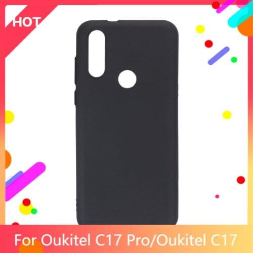 C17 Pro Case Matte Soft Silicone TPU Back Cover For Oukitel C17 Phone Case Slim shockproof