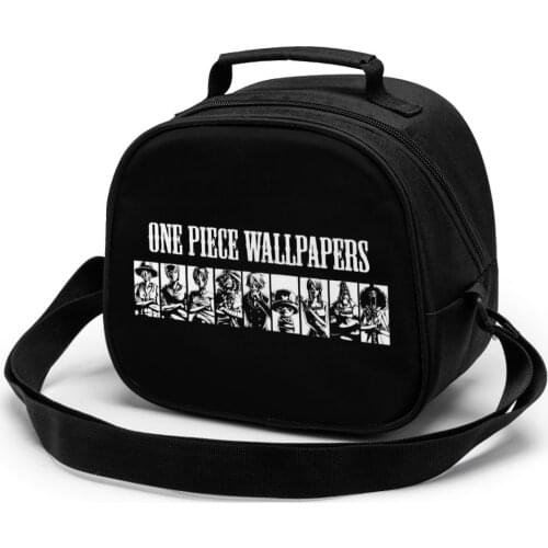 One Piece Logo Children Lunch Bag Lunch Bag Student Portable Insulated Office Lunch Box Picnic Bags Thermal Food Tote Handbag