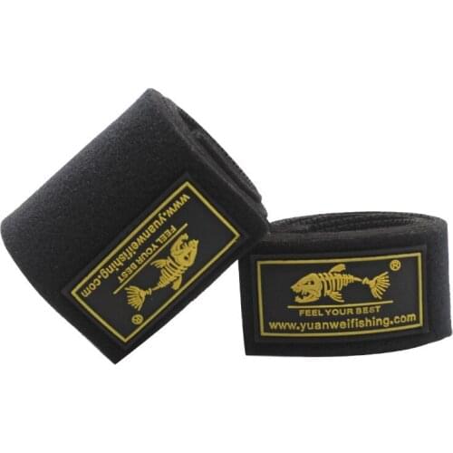 6Pcs/lot Black Fabric Truss Fishing Rod Covers Rod Sleeves Pole Glove Jacket Protector Para Pesca Fishing Tackle Pesca Acesorios