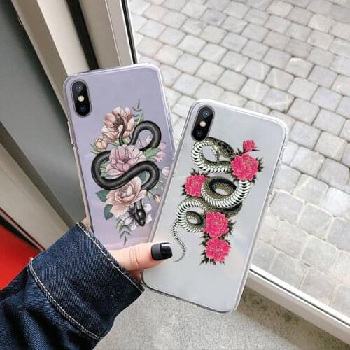 Simple Lavender Purple Flowers luxury design Phone Case coque Transparent for iPhone 6 7 8 11 12 s mini pro X XS XR MAX Plus