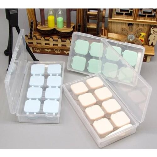 4pairs Contact Lens Case for Eyes Care Kit Holder Container Colored Glasses Contact Lenses Box Portable Travel Accessaries