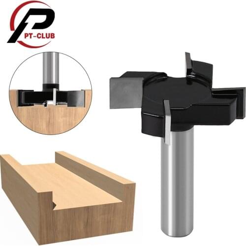 CNC Spoilboard Surfacing Router Bit 1/2" Shank Slab Flattening Router Bit Carbide Planer Wood Milling Cutter Planing Tool