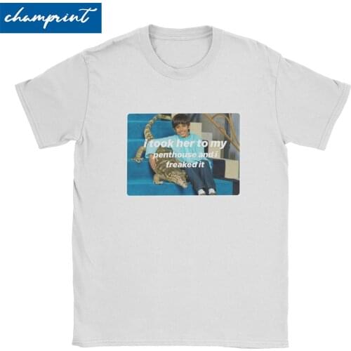 Ravi Freaked It for Men Women T Shirts Icarly Meme Novelty Tee Shirt Short Sleeve O Neck T-Shirts 100% Cotton Plus Size Tops