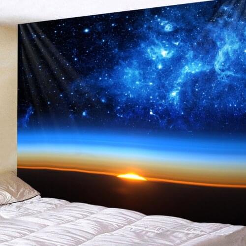 Starry sky Black Hole Tapestries Wall For Home Deco Living Room Bedroom Large Size