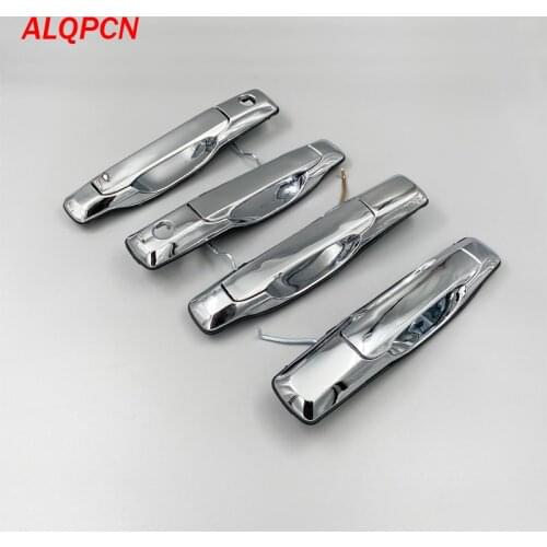 Chrome outer handle front and rear side door open catcher for nissan serena MK II c24 1999-2013
