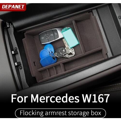 Storage box for Mercedes gle w167 gls w167 x167 gle carbon gle 2020 gle 350/amg 450 500e amg ixterior decoration accessories