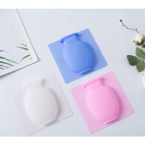 Creative magic silicone vase environmental protection nail-free suction cup wall hanging soft vase wall vase refrigerator magnet