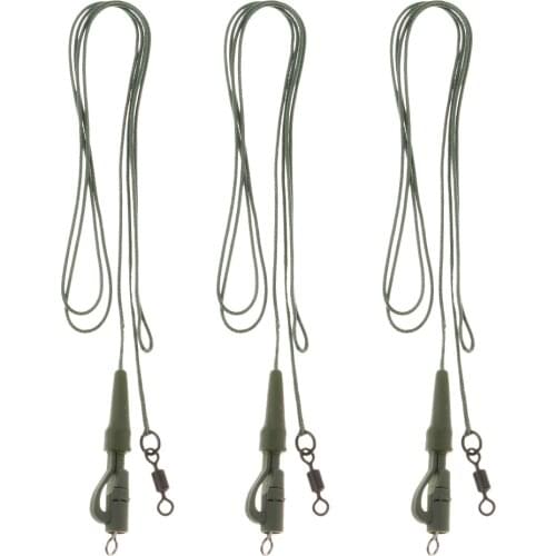 Sturdy Pre Tied Leadcore Leaders Helicopter / Chod Carp Fishing Tackle 80cm for Easy Operation and Replace