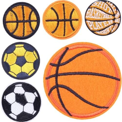 50pcs/Lot Round Cloth Sticker Embroidery Patches Letters Clothing Decoration Accessories Diy Iron Heat Transfer Applique