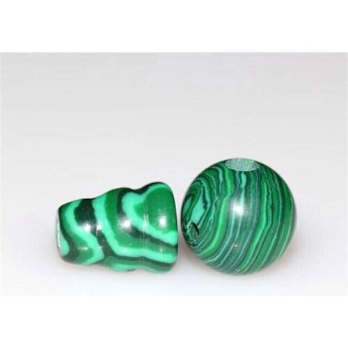 Malachite Beads Simulated Green Stone Malachite Guru and Stupa Bead for Making Malas Jewelry Accessories BRO554