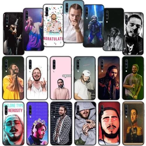 Post Malone Soft Cover Case for Samsung Galaxy Note 8 9 A01 A60 M10 M20 M30 M40 M30S S8 S9 Plus