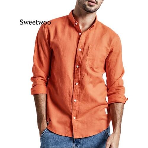 SWEETWOO Men's Cotton Shirts