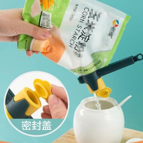 Food Preservation Seal Clip Seal Clip Cereal Coffee Bean Discharge Nozzle Plastic Snack Bag Clip Food Grade Bag Seal Artifact