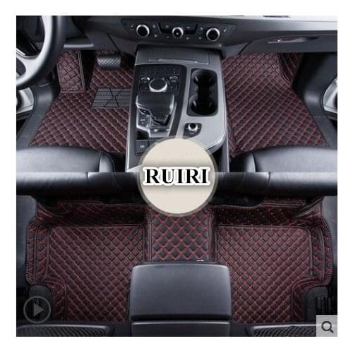 High quality! Custom special car floor mats for Audi Q7 5 seats 2021 durable waterproof rugs carpets for Q7 2020-2015