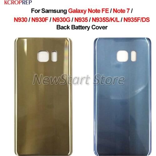 For Samsung Galaxy Note FE note 7 Back Battery Cover Rear Door Case Housing For Samsung N930 N930F N935 N935F/DS Cover housing