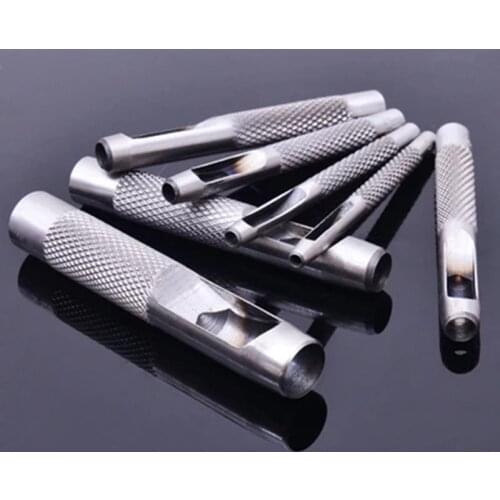 1.0mm-14mm Handmade Belt leather hole punches Leathercraft Hole Craft Set Leather puncher for Clothing Canvas Sewing supplies