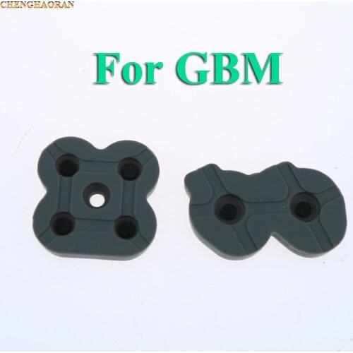 10 sets New Best price high quality for GameBoy Micro Replacement Button Conductive Rubber D Pad for GBM Button Repair D-pad