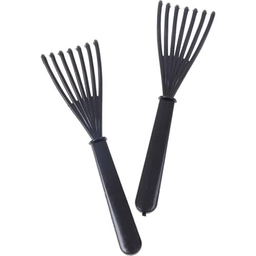 2Pcs/set Hair Brush Comb Cleaner Plastic Removable Handle Cleaner Tool Household Cleaning Tool