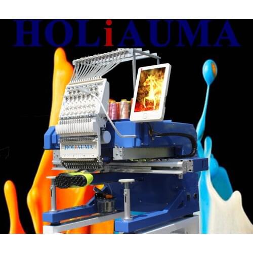 China 10 years service ! Logo design commerical embroidery machine brother type one head falt cap uniform embroidery machine