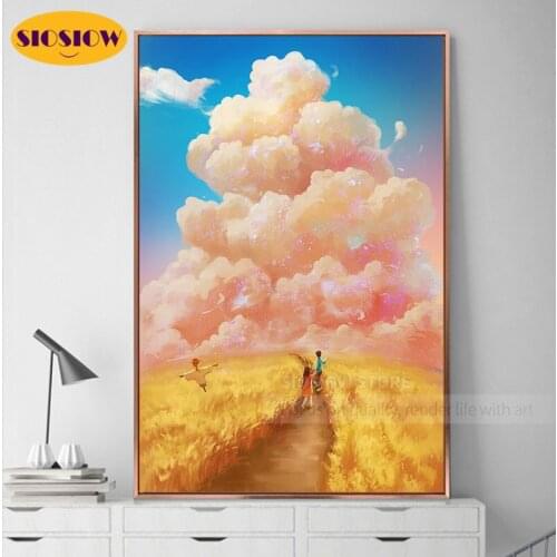 5D Diy Diamond Painting Colorful Tree Children Cartoon 3D Daimond Mosaic Embroidery Full Square Drill Kids Room Gifts Home Decor