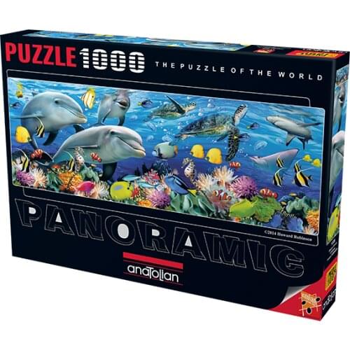1000 Pieces Anatolian Puzzle Panoramic Denizin Altında Undersea For Adult&Kids Toy Educational Entertaintment Enjoy Fun Games