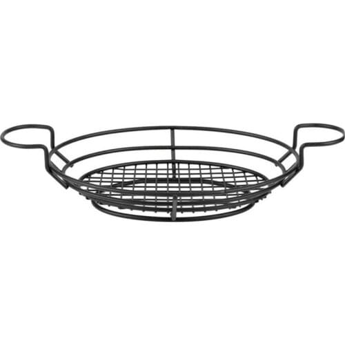 Non-Stick Coating Oval Serving Basket Bread Salad Cake Hamburger Chicken Restaurant Bread Basket Food Baskets