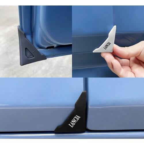 Car Door Corner Covers 2Pcs Collision Guard Protective For Lancia Thema Delta Ypsilon Musa Voyager Stratos Auto Accessories