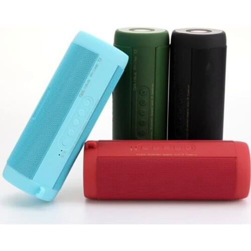 Big Power Portable wireless Bluetooth Speaker Amplifier Stereo Outdoor waterproof mini HIFI Speakers altavoz with FM Radio SPT2