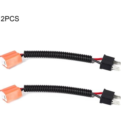 H7 Heavy Duty Ceramic Wiring Harness Sockets for Headlights/Fog Lights Connector Plug 1 Pair