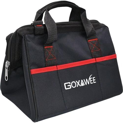 12" 14" 16"Oxford Canvas Waterproof Storage Hand Tool Bag Screws Drill Bit Metal Parts Fishing Travel Organizer Pouch Bag Case