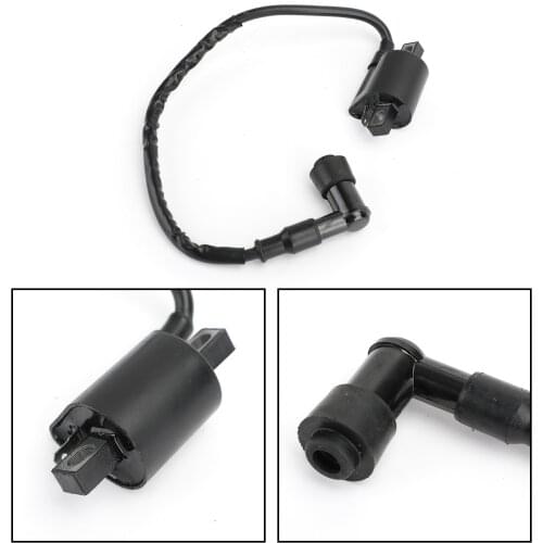 Artudatech Ignition Coil For 90°Elbow Coil Ignition Cap & Spark Plug Wire 50cc-250cc 110cc Motorcycle Accessories Parts
