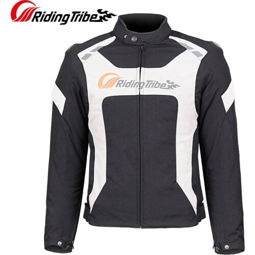 Men Heavy Motorcycle Jacket Waterproof Warm Riding Raincoat All Season Off-Road Motocross Motorbike Potective Clothing JK-56