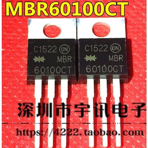 Xinyuan 5PCS/LOT MBR60100CT TO220 MBR60100TO-220 60100CT Schottky diode 60A 100V original