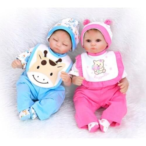 NPK Reborn Baby Doll Realistic Soft silicone Reborn Babies Girl 18 Inch Adorable Bebe reborn Brinquedos boneca Toy